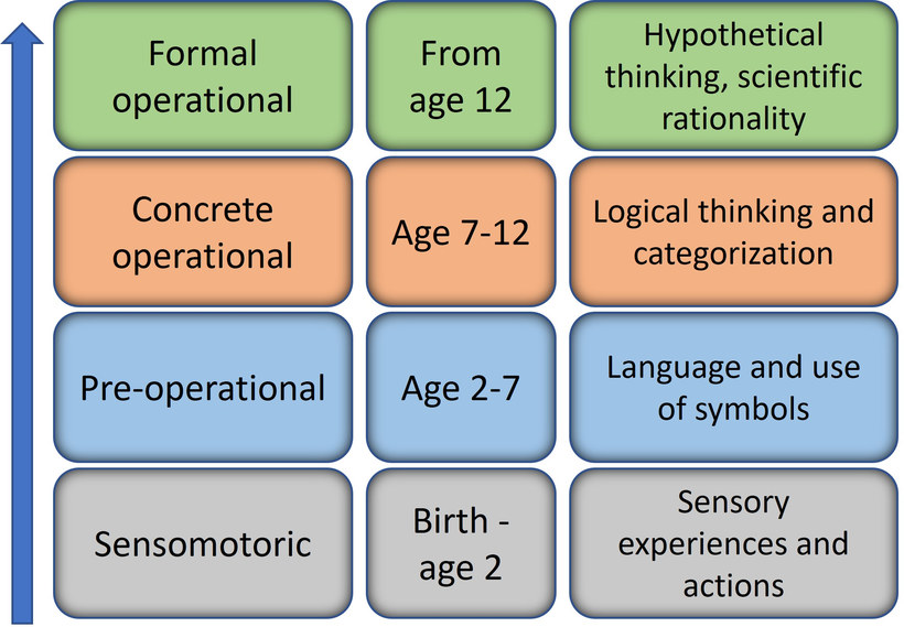 Figure: Stages of cognitive development