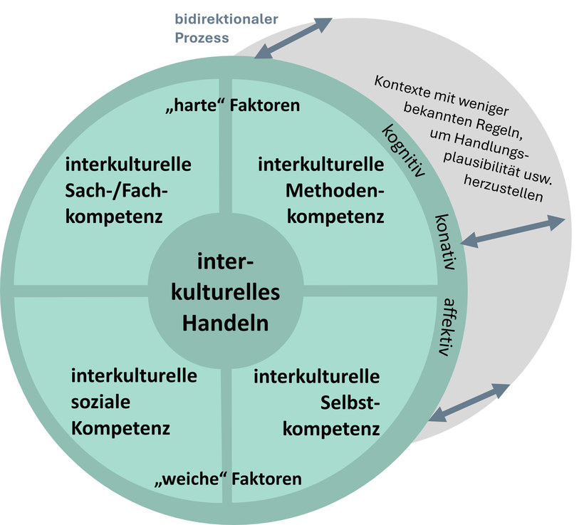 Abbildung: Interkulturelle Handlungskompetenz als Transferkompetenz