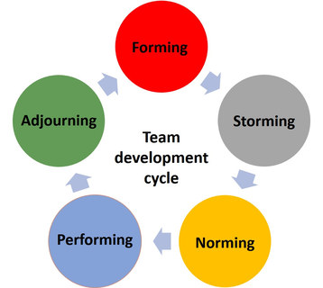 Figure: The team development cycle